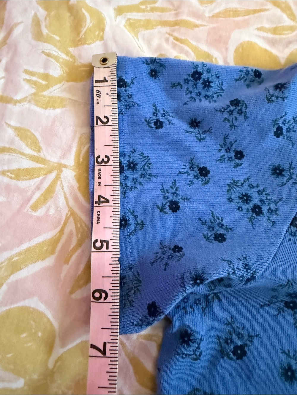 90s Baby Tee Ditsy Floral Maxi Dress Fit and Flare Vintage Grunge Butter Mom - Picture 6 of 8